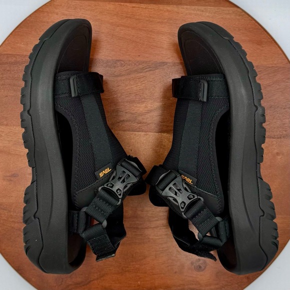Teva Hurricane Ampsole Volt Black Mesh Platform Sandals M11/W13 Gorpcore 1155030 - Picture 9 of 12